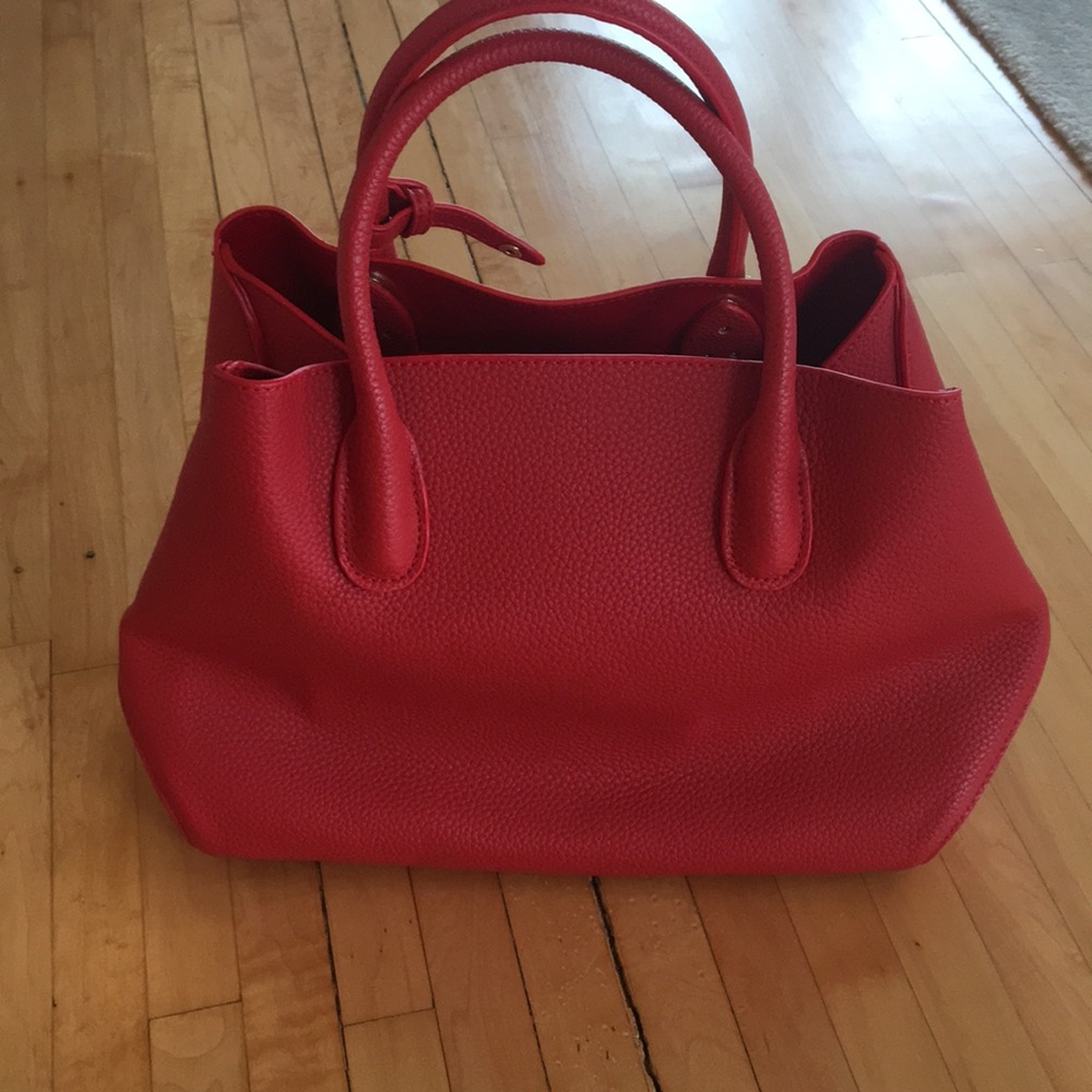 Gorgeous Red Bag Designer Inspired - image 1
